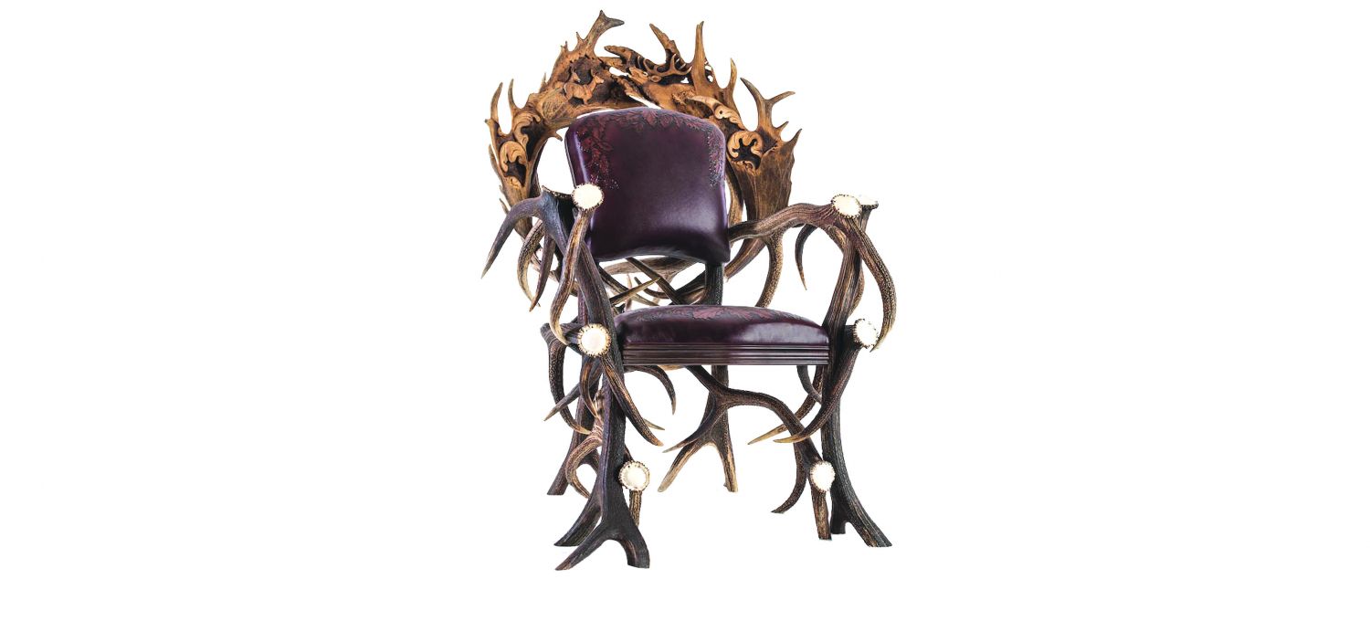 Кресло из рогов - шедевр между креслами