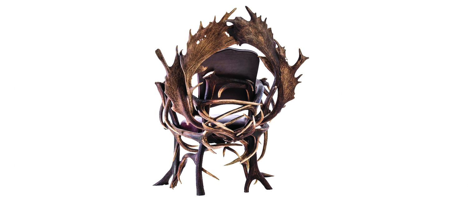 Кресло из рогов - шедевр между креслами